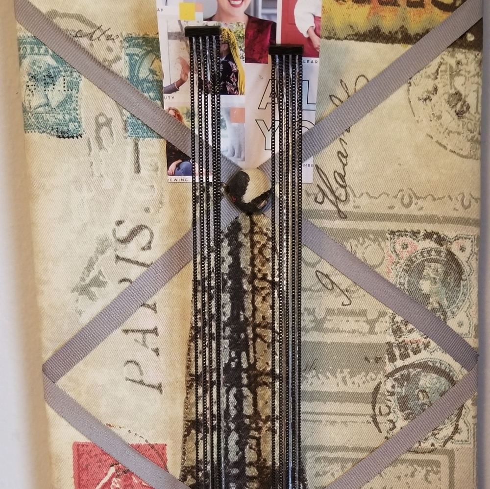 Extra long tassel earring